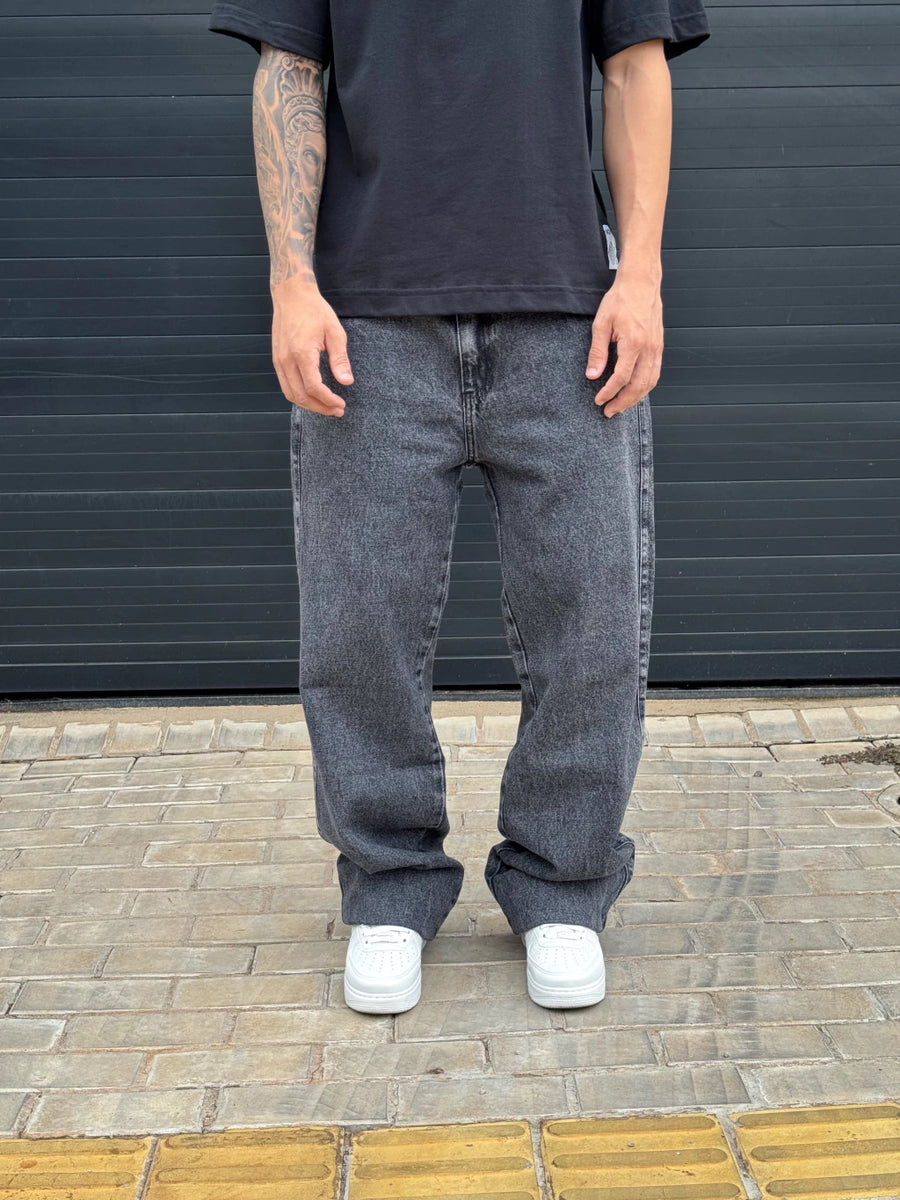 CALÇA JEANS BAGGY PRESENCE “ BASIC STONE DARK ”