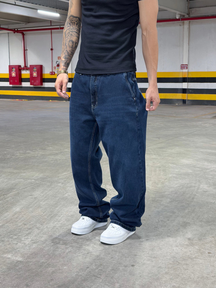 CALÇA BAGGY PRESENCE “ DENIM BLUE ”